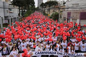 Caminhada do Corao em Curitiba ser um alerta contra o sedentarismo pelo 12 ano consecutivo