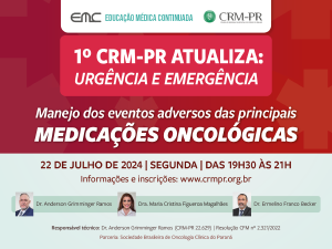 1 CRM-PR Atualiza em Urgncia e Emergncia: Medicaes Oncolgicas