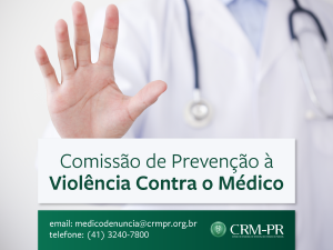 CRM-PR atua na preveno  violncia contra mdicos