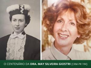 Reverncia  memria da gineco-obstetra May Silveira Giostri no ano do centenrio de nascimento