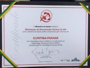 Curitiba  a primeira cidade do pas a eliminar a transmisso do HIV de me para filho