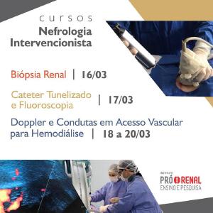 Nefrologia Intervencionista  tema de curso da Fundao Pr-Renal em Curitiba