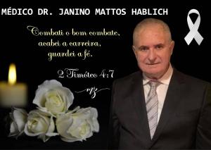 Falecimento do Dr. Janino Hablich eleva para 15 o nmero de mdicos vtimas da Covid-19 no Paran