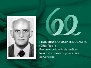 Homenagem aos Pioneiros: Prof. Braslio Vicente de Castro (CRM-PR 61)