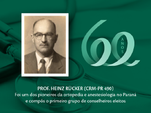 Homenagem aos Pioneiros: Prof. Heinz Rcker (CRM-PR 490)