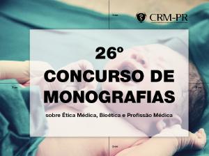26 CONCURSO DE MONOGRAFIAS DO CRM-PR