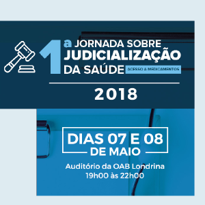 Londrina receber em maio a 1 Jornada sobre Judicializao da Sade