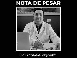 Pesar pela morte do Dr. Gabriele Righetti Neto, mais uma vtima do novo coronavrus
