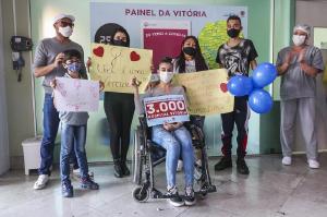 Hospital Vitria em Curitiba alcana trs mil altas na pandemia da Covid-19