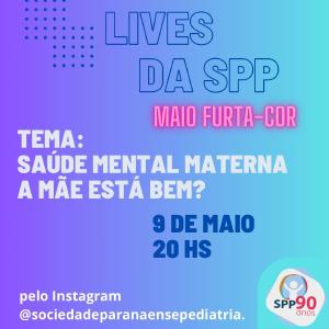 Sociedade Paranaense de Pediatria realiza live dedicada ao 'Maio Furta-Cor'
