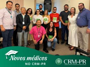 CRM-PR recepciona 15 novos mdicos inscritos em Londrina